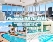Phoenix Orange Beach II #2101 | Luxury Gulf Front 4BR*Heated Pool*Hot Tub*Lazy River*Gym*Sleeps 16