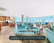 Penthouse 17 @ Lagoon Tower" | Luxury Waterfront 5BR Penthouse*Insane Views*100 Steps To Beach*Outdoor Pool*Heated Indoor Pool*Hot Tub*3700 Sq Ft*Sleeps 10