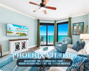 Phoenix VII #1509" | 2BR Beachfront | Insane Gulf Views | Indoor & Outdoor Pool | Hot Tub | Gym | Premium Amenities | Sleeps 8