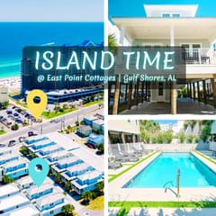 Island Time" @ East Point Cottages | 2 Minute Walk To Beach*Gorgeous Pool*3BR*Sleeps 12