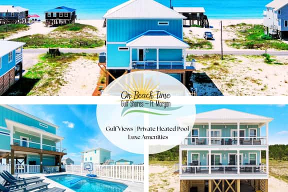 On Beach Time" | Luxury "Almost Beachfront" Home, Panoramic Gulf Views, Private Heated Pool - Image 1