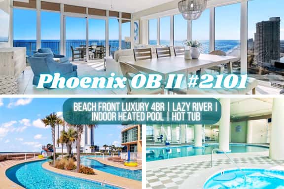 Phoenix Orange Beach II #2101 | Luxury Gulf Front 4BR*Heated Pool*Hot Tub*Lazy River*Gym*Sleeps 16 - Image 1