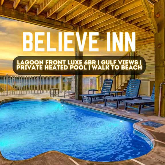 Believe Inn" | Luxury 6BR Lagoon Front Home With Gulf Views*Heated Private Pool*Private Boat Dock*Sleeps 18 - Image 1