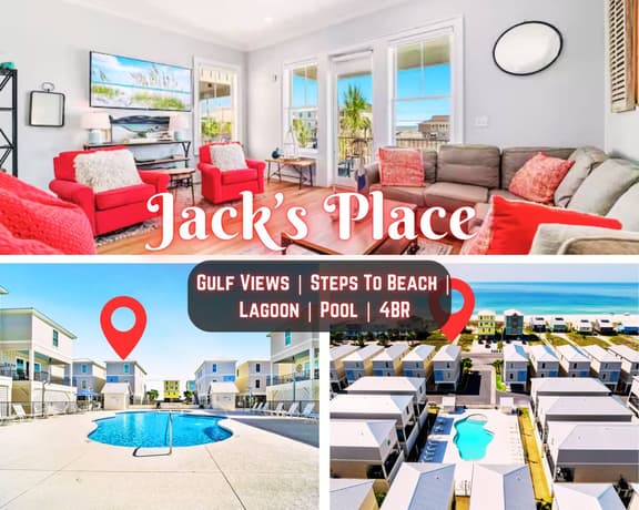 Jack's Place" | Gulf Views*Steps To Beach & Lagoon*Pool*Pier*4BR*West Side Cottages - Image 1